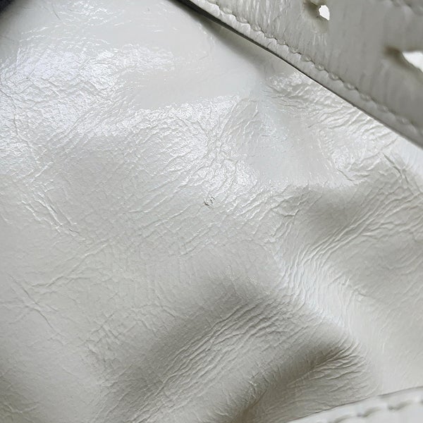 プラダ ハンドバッグ ダンクル トップハンドル ミニ ダングルレザー 1BB137 PRADA バッグ ショルダーバッグ 白