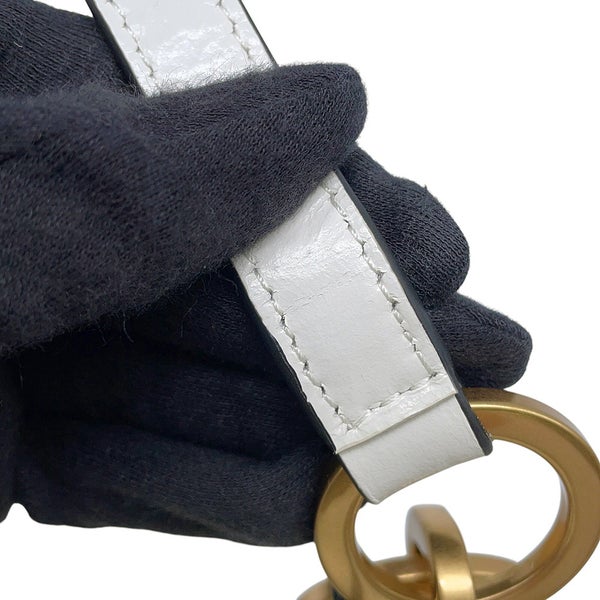 プラダ ハンドバッグ ダンクル トップハンドル ミニ ダングルレザー 1BB137 PRADA バッグ ショルダーバッグ 白