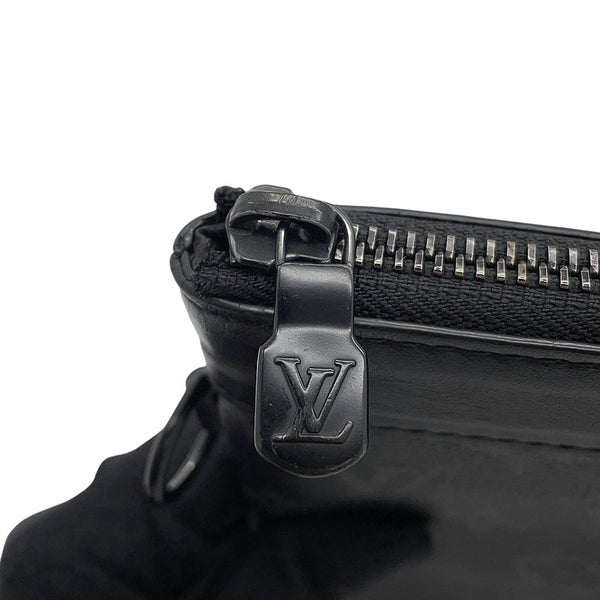 ルイヴィトン クラッチバッグ モノグラム・エクリプス ポシェット・トゥ・ゴー M81569 LOUIS VUITTON メンズ 黒