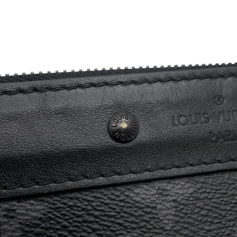 ルイヴィトン クラッチバッグ モノグラム・エクリプス ポシェット・トゥ・ゴー M81569 LOUIS VUITTON メンズ 黒