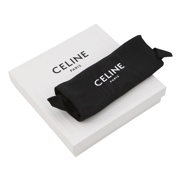 セリーヌ コインケース ロゴ 総柄 PVC 10B772 CELINE カードケース 黒 白