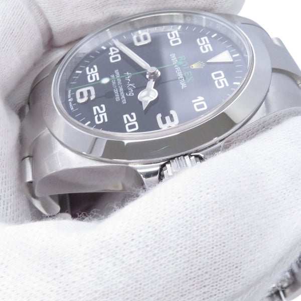 ロレックス エアキング ランダムシリアル ルーレット 126900 ROLEX 腕時計 黒文字盤