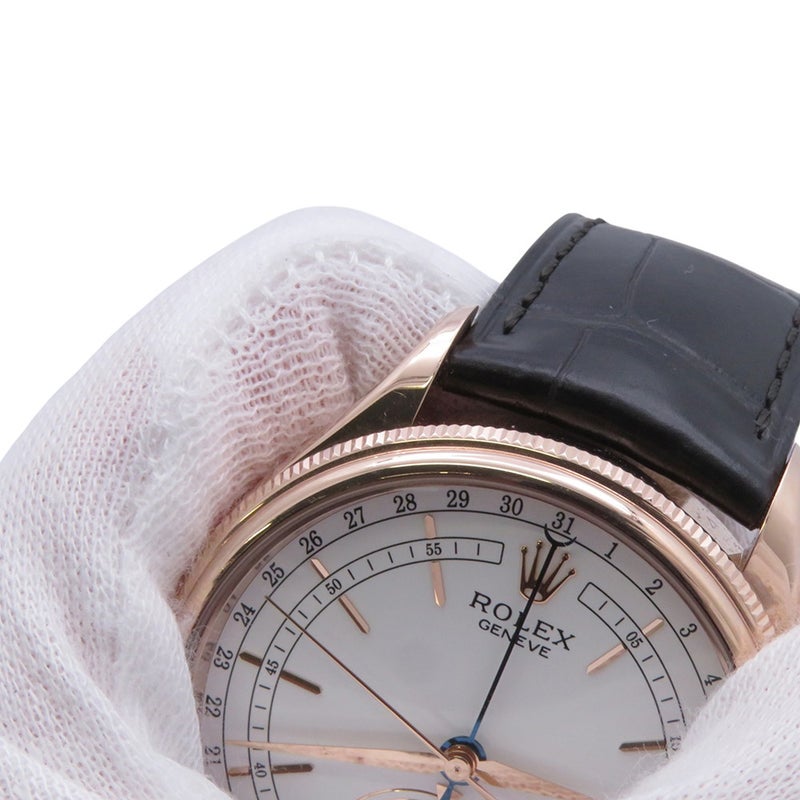 ロレックス チェリーニ ムーンフェイズ K18PGピンクゴールド 50535 ROLEX 腕時計 ウォッチ 白文字盤 エバーローズゴールド