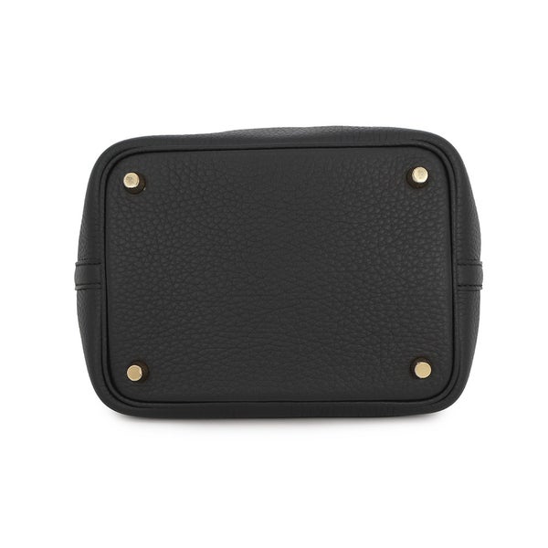 エルメス ハンドバッグ ピコタンロックPM ブラック/ゴールド金具 トリヨンクレマンス G刻印 黒