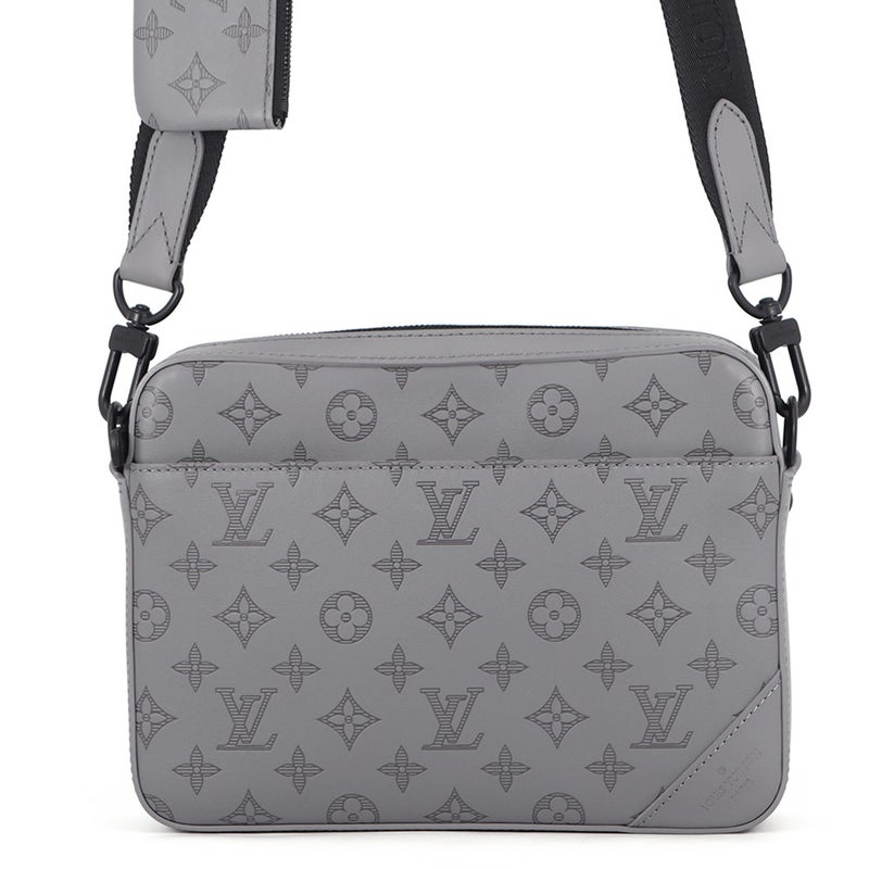 ルイヴィトン ショルダーバッグ モノグラム・シャドウ デュオ・メッセンジャー M46104 LOUIS VUITTON メンズ
