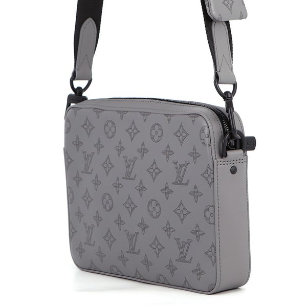 ルイヴィトン ショルダーバッグ モノグラム・シャドウ デュオ・メッセンジャー M46104 LOUIS VUITTON メンズ