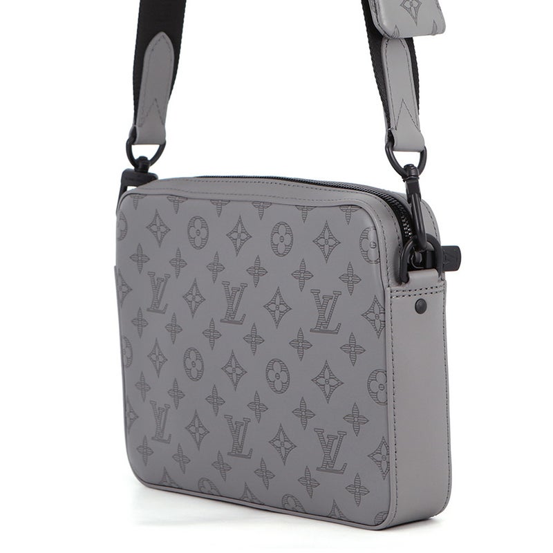 ルイヴィトン ショルダーバッグ モノグラム・シャドウ デュオ・メッセンジャー M46104 LOUIS VUITTON メンズ