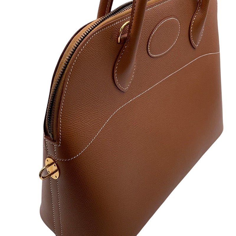 エルメス ハンドバッグ ボリード31 ゴールド/ゴールド金具 クシュベル □B刻印 ２wayショルダー