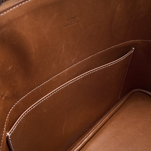 エルメス ハンドバッグ ボリード31 ゴールド/ゴールド金具 クシュベル □B刻印 ２wayショルダー