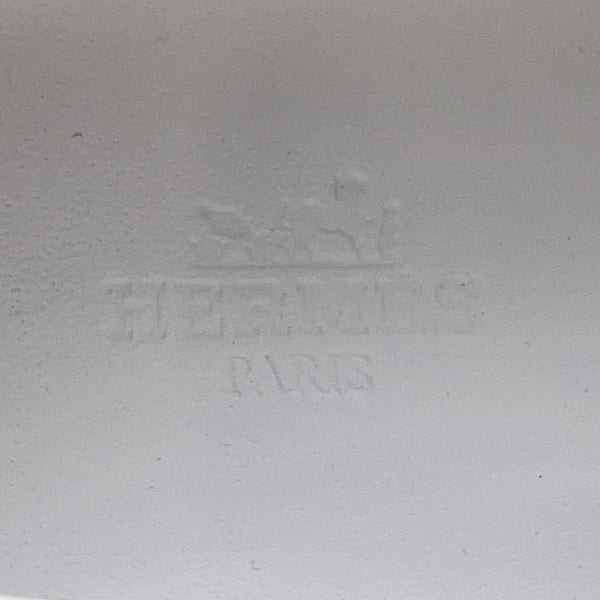 エルメス スニーカー ゲーム ケリー バックル レザー メンズサイズ41 HERMES 靴 白