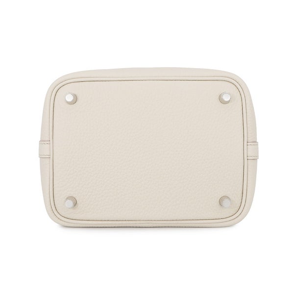 エルメス ハンドバッグ ピコタンロックPM ベトン/シルバー金具 トリヨンクレマンス K刻印 HERMES トートバッグ