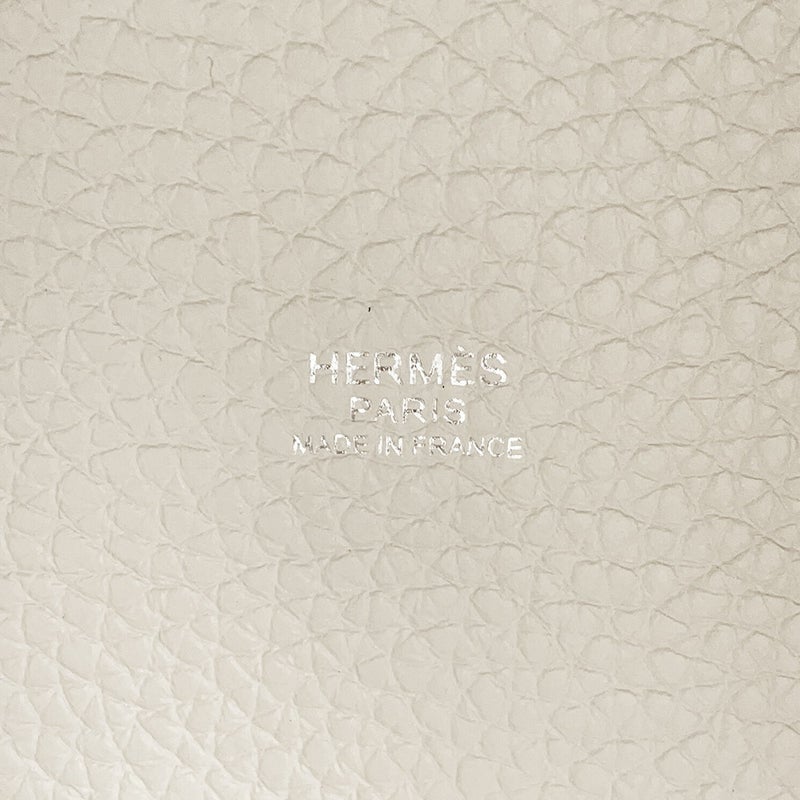 エルメス ハンドバッグ ピコタンロックPM ベトン/シルバー金具 トリヨンクレマンス K刻印 HERMES トートバッグ