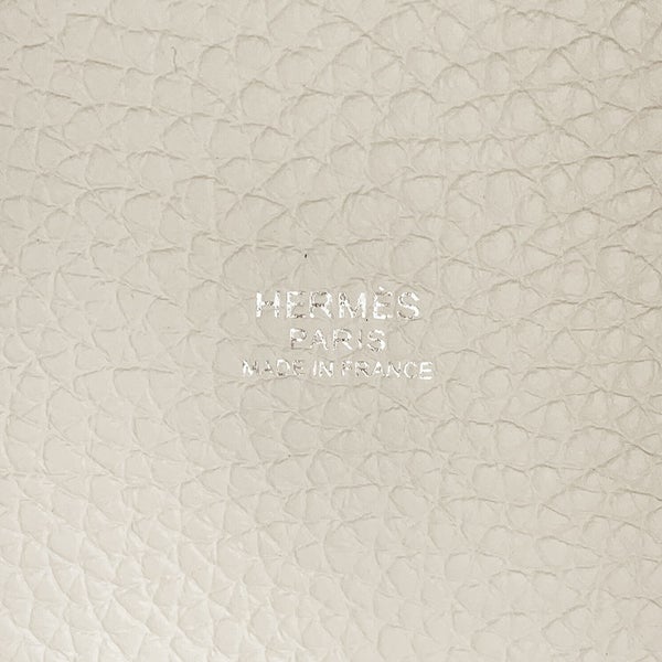 エルメス ハンドバッグ ピコタンロックPM ベトン/シルバー金具 トリヨンクレマンス K刻印 HERMES トートバッグ