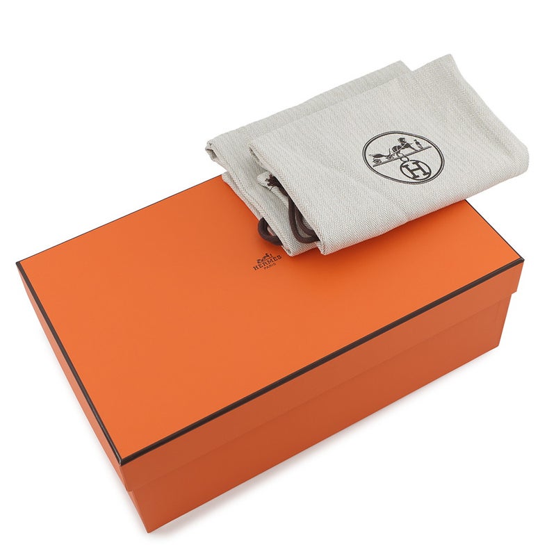 エルメス サンダル エズ 30 Eze シェーブル・ヴェロア レディースサイズ35 HERMES 靴