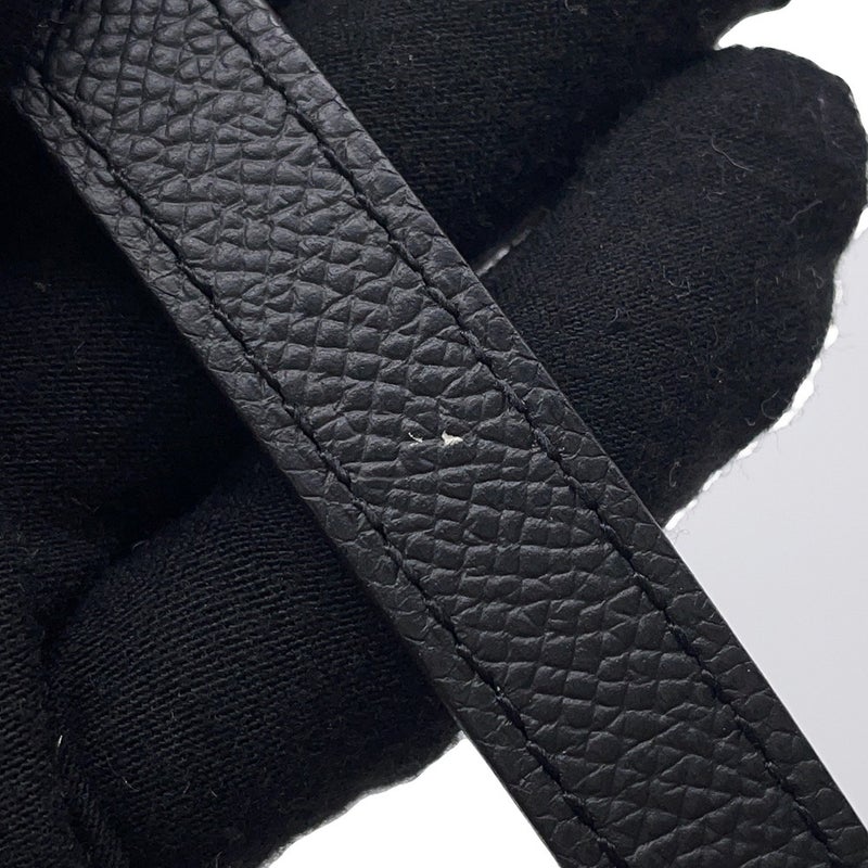 エルメス ポップH ベルト ブラック/ピンクゴールド金具 エプソン Y刻印 サイズ85 HERMES べルト 黒