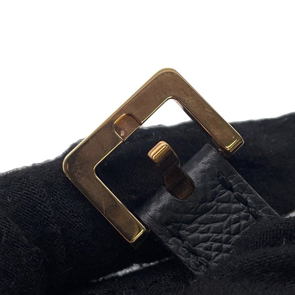 エルメス ポップH ベルト ブラック/ピンクゴールド金具 エプソン Y刻印 サイズ85 HERMES べルト 黒
