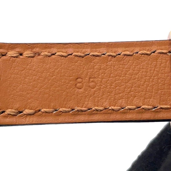 エルメス ポップH ベルト ブラック/ピンクゴールド金具 エプソン Y刻印 サイズ85 HERMES べルト 黒