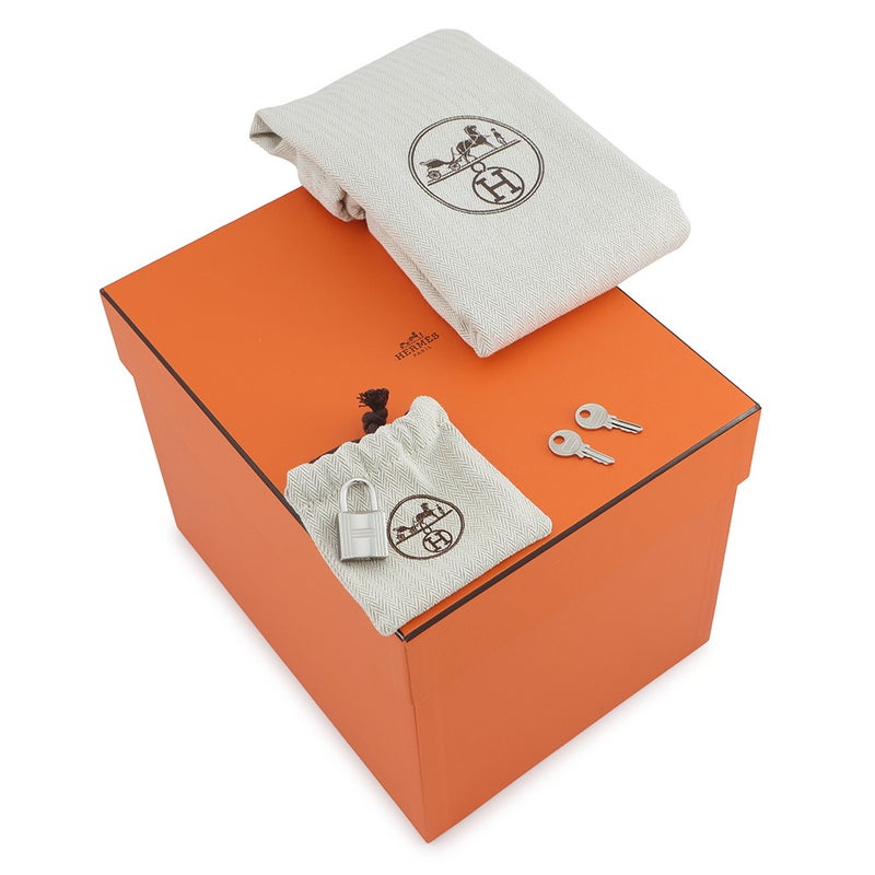 エルメス ハンドバッグ ピコタンロックPM オレンジ/シルバー金具 トリヨンクレマンス W刻印 HERMES トートバッグ