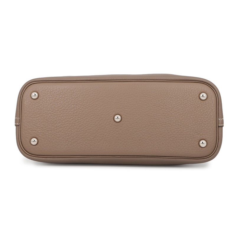 エルメス ハンドバッグ ボリード31 エトゥープ/シルバー金具 トリヨンクレマンス □I刻印 HERMES Bolide 2way