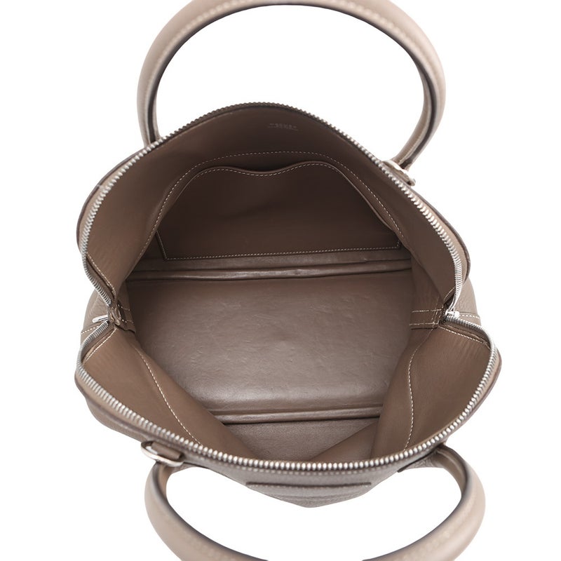エルメス ハンドバッグ ボリード31 エトゥープ/シルバー金具 トリヨンクレマンス □I刻印 HERMES Bolide 2way
