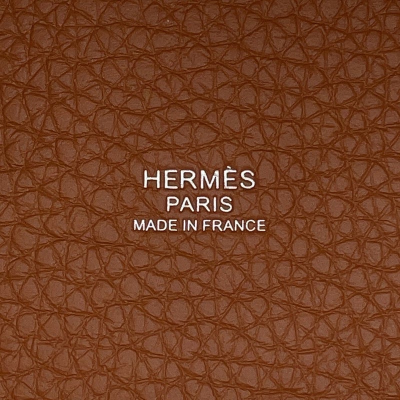 エルメス ハンドバッグ ピコタンロックPM ゴールド/シルバー金具 トリヨンクレマンス G刻印 HERMES