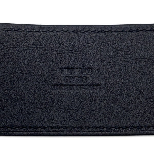 エルメス ネックレス ケリー GM ブラック/シルバー金具 スイフト W刻印 HERMES チョーカー 黒