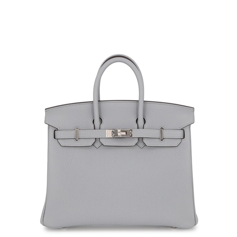 エルメス バーキン25 グリパンタン/シルバー金具 トゴ K刻印 HERMES Birkin ハンドバッグ