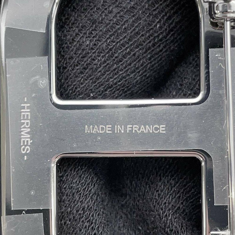 エルメス ブローチ シェーヌダンクル エタン/シルバー金具 ヴォーエプソン HERMES アクセサリー