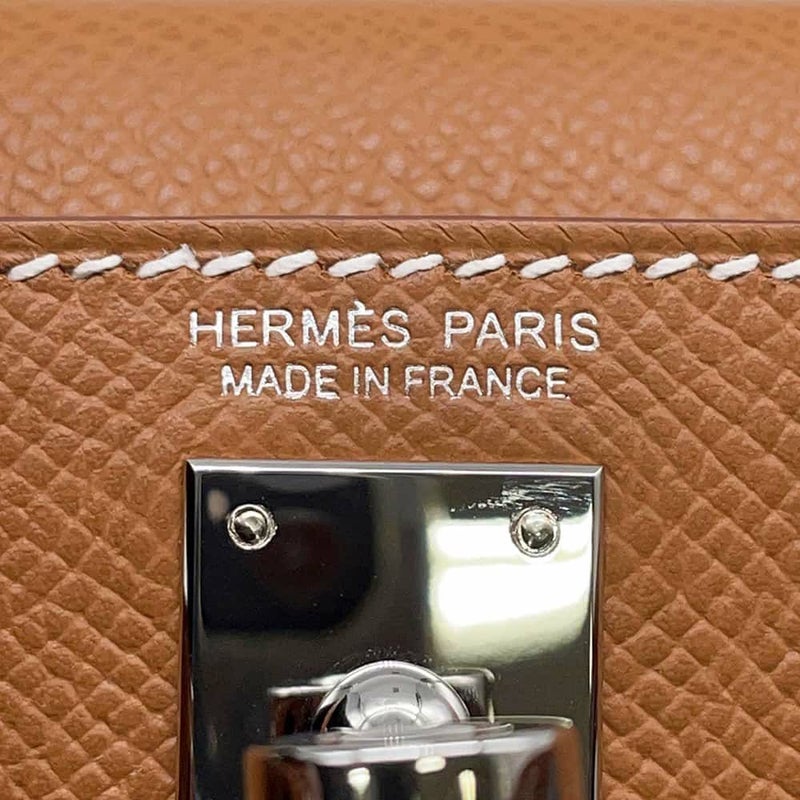 エルメス ハンドバッグ ミニケリードゥ 外縫い ゴールド/シルバー金具 エプソン W刻印 2wayショルダー