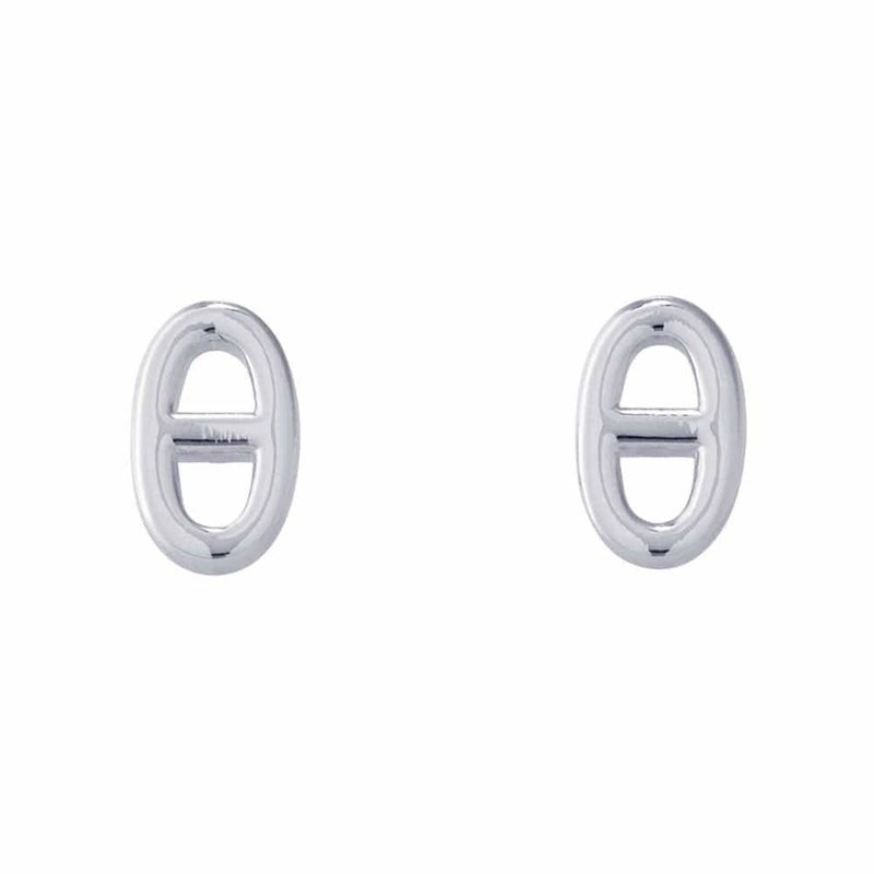 エルメス ピアス シェーヌダンクルモチーフ TPM SV925 HERMES ジュエリー スタッドピアス