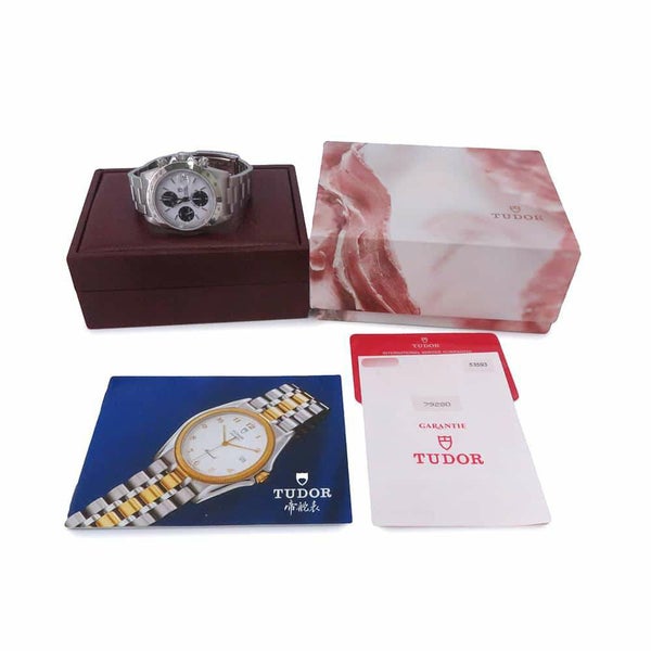 チュードル クロノタイム 79280 TUDOR 腕時計 白文字盤