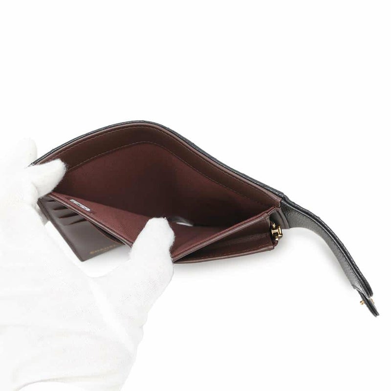 シャネル 財布 マトラッセ ココマーク キャビアスキン AP0232 CHANEL 三つ折り財布 ミディアム ウォレット 黒