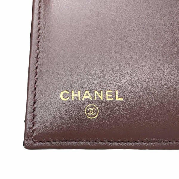 シャネル 財布 マトラッセ ココマーク キャビアスキン AP0232 CHANEL 三つ折り財布 ミディアム ウォレット 黒
