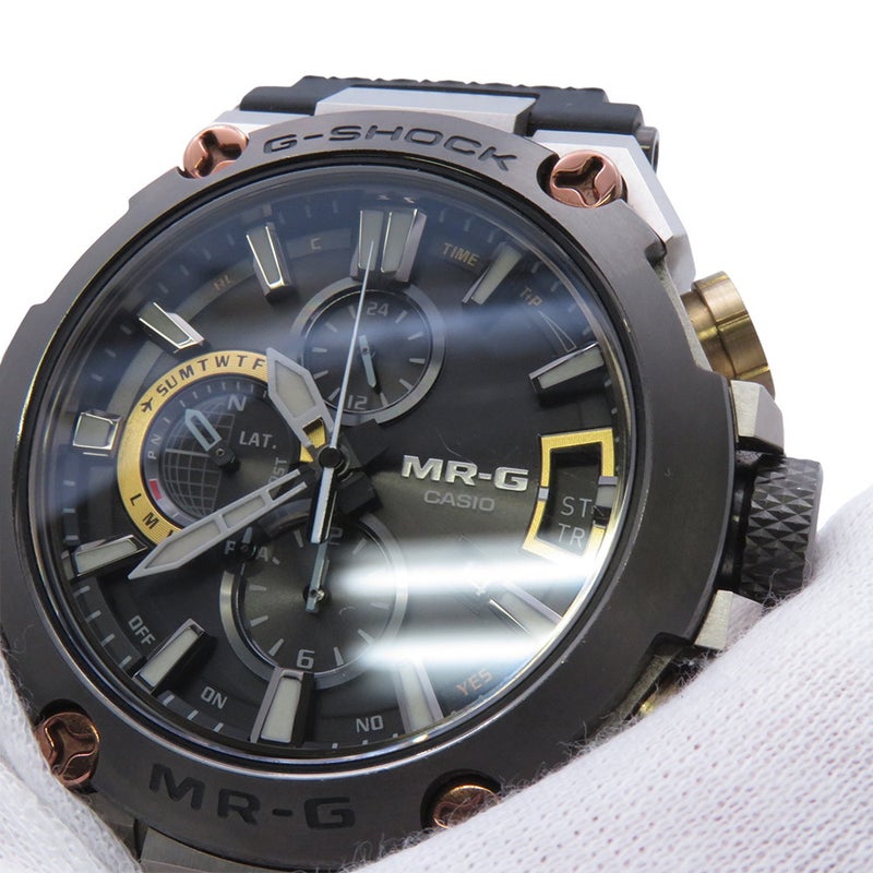 カシオ G-SHOCK MR-G MRG-G2000R-1AJR CASIO 黒文字盤 ソーラー電波
