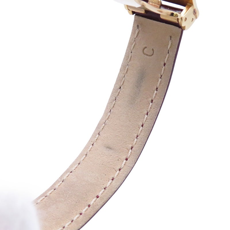カルティエ マストトリニティ ヴェルメイユ W1010644 Cartier 腕時計 白文字盤 クォーツ