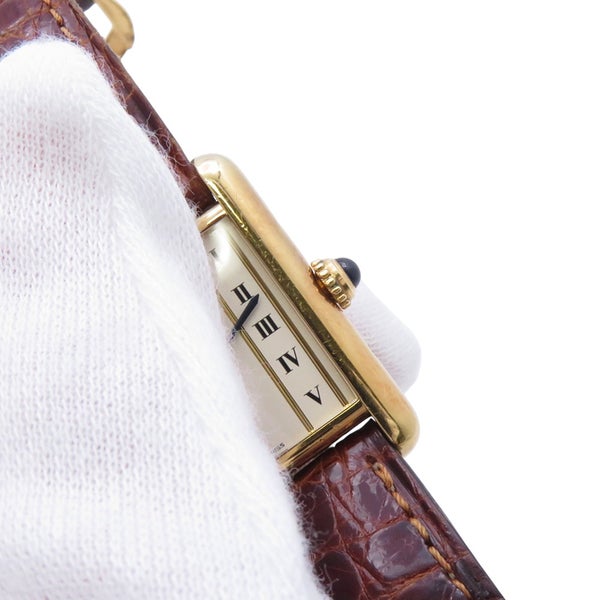 カルティエ マストタンク SM ヴェルメイユ W1003053 Cartier 腕時計 アイボリー文字盤 ヴィンテージ