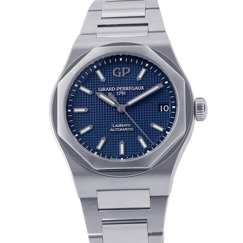 ジラールペルゴ ロレアート 81010-11-431-11A GIRARD-PERREGAUX 腕時計 ブルー文字盤