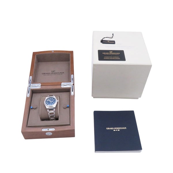 ジラールペルゴ ロレアート 81010-11-431-11A GIRARD-PERREGAUX 腕時計 ブルー文字盤