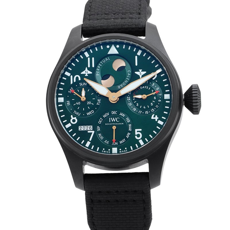 IWC ビッグ パイロット ウォッチ パーペチュアル カレンダー“レーシング グリーン” IW503005 グリーン文字盤