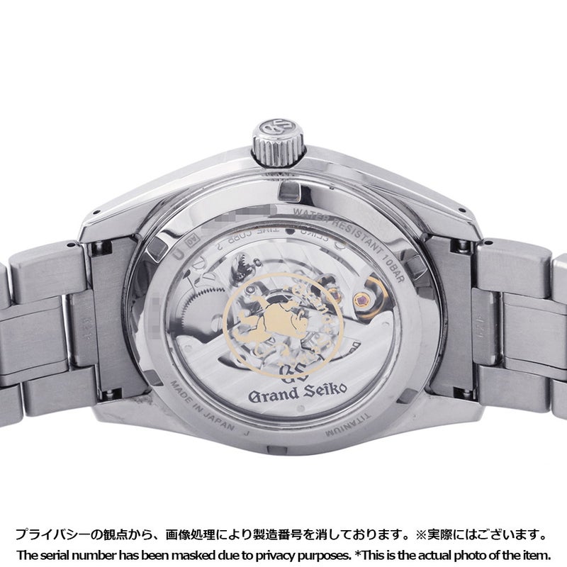 セイコー グランドセイコー ヘリテージコレクション スプリングドライブ SBGA415 SEIKO 腕時計 ウォッチ グレー文字盤 大雪