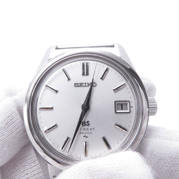 セイコー グランドセイコー ハイビート 4522-8000 アンティーク SEIKO 腕時計 ウォッチ シルバー文字盤