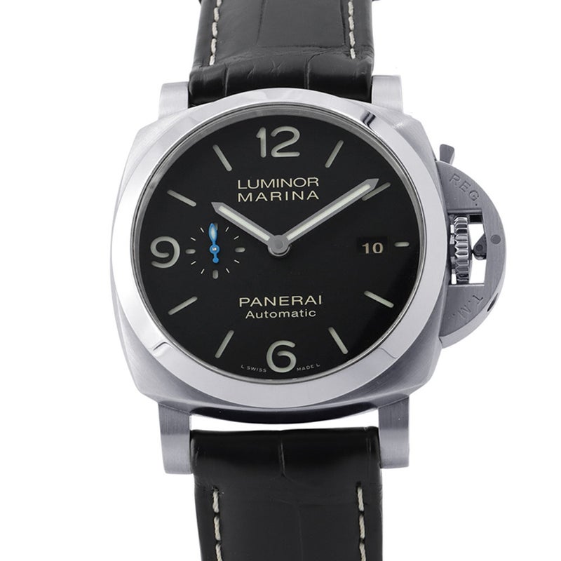 パネライ ルミノール マリーナ 1950 3デイズ オートマティック アッチャイオ PAM01312 PANERAI 腕時計 黒文字盤
