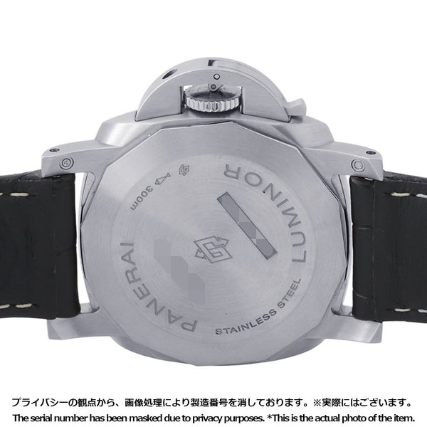 パネライ ルミノール マリーナ 1950 3デイズ オートマティック アッチャイオ PAM01312 PANERAI 腕時計 黒文字盤