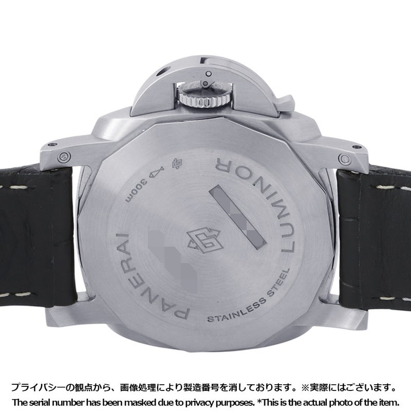 パネライ ルミノール マリーナ 1950 3デイズ オートマティック アッチャイオ PAM01312 PANERAI 腕時計 黒文字盤