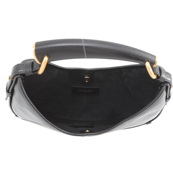 サンローランパリ ハンドバッグ モンバサ スモール カーフレザー 851432 SAINT LAURENT PARIS 黒