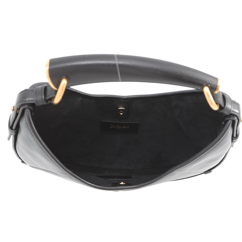 サンローランパリ ハンドバッグ モンバサ スモール カーフレザー 851432 SAINT LAURENT PARIS 黒