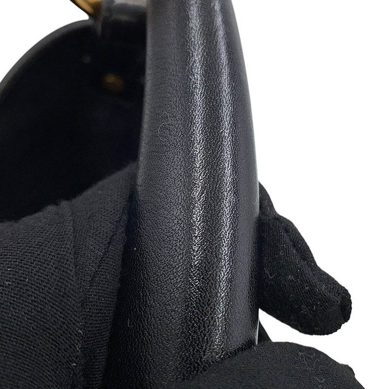 サンローランパリ ハンドバッグ モンバサ スモール カーフレザー 851432 SAINT LAURENT PARIS 黒