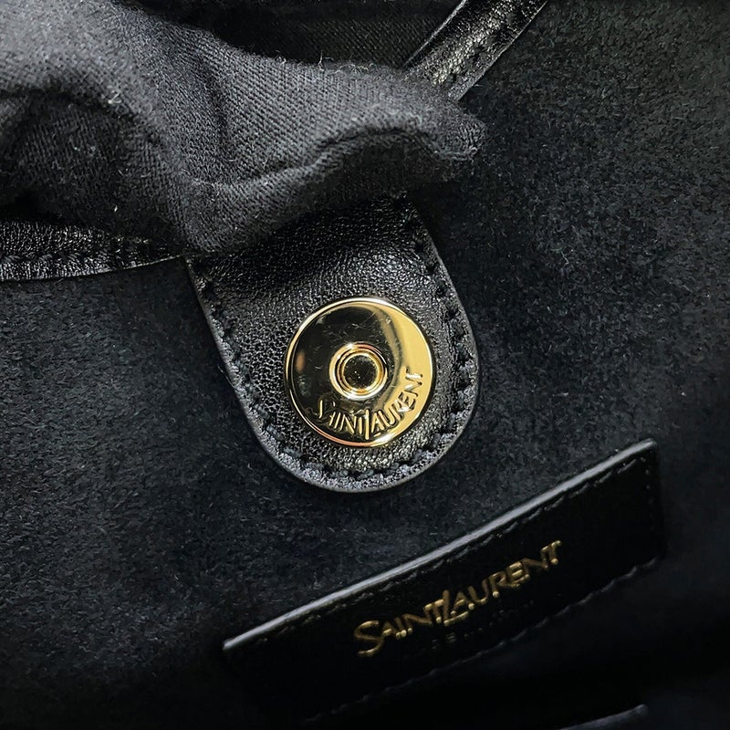 サンローランパリ ハンドバッグ モンバサ スモール カーフレザー 851432 SAINT LAURENT PARIS 黒