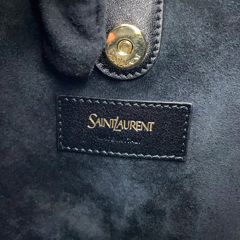 サンローランパリ ハンドバッグ モンバサ スモール カーフレザー 851432 SAINT LAURENT PARIS 黒
