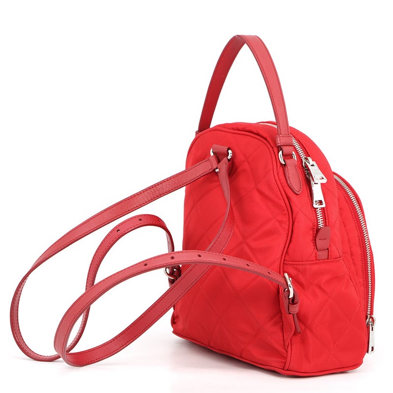 プラダ リュック テスート インプントゥ キルティング トライアングルロゴ バックパック ナイロン 1BZ066 PRADA バッグ